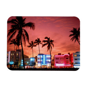 Magnet Flexible Aimant d'horizon de Miami Beach d'entraînement