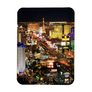 Magnet Flexible Aimant d'horizon de nuit de Las Vegas