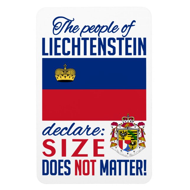 Magnet Flexible Aimant du Liechtenstein (Vertical)