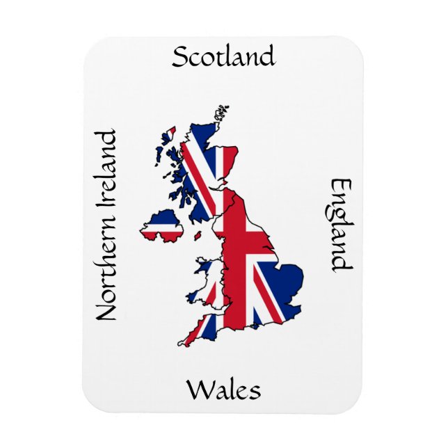 Magnet Flexible aimant du Royaume-Uni (Vertical)