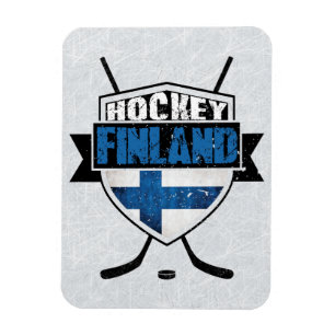 Magnet Flexible Aimant finlandais de Suomi de bouclier d'hockey