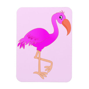 Magnet Flexible Aimant Flamant rose rose