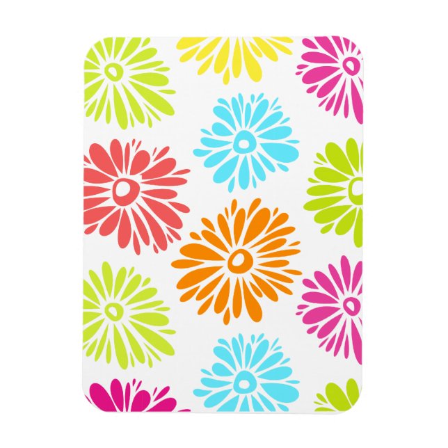 Magnet Flexible Aimant Fleurs Vibrantes (Vertical)