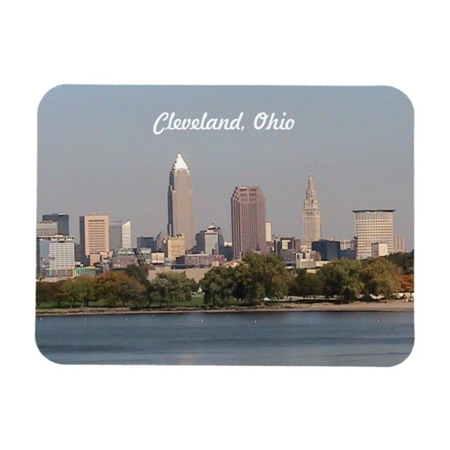 Magnet Flexible Aimant Flexi Premium Cleveland Ohio Lakefront (Horizontal)