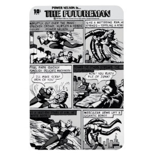Magnet Flexible Aimant flexible de la bande dessinée The FUTUREMAN