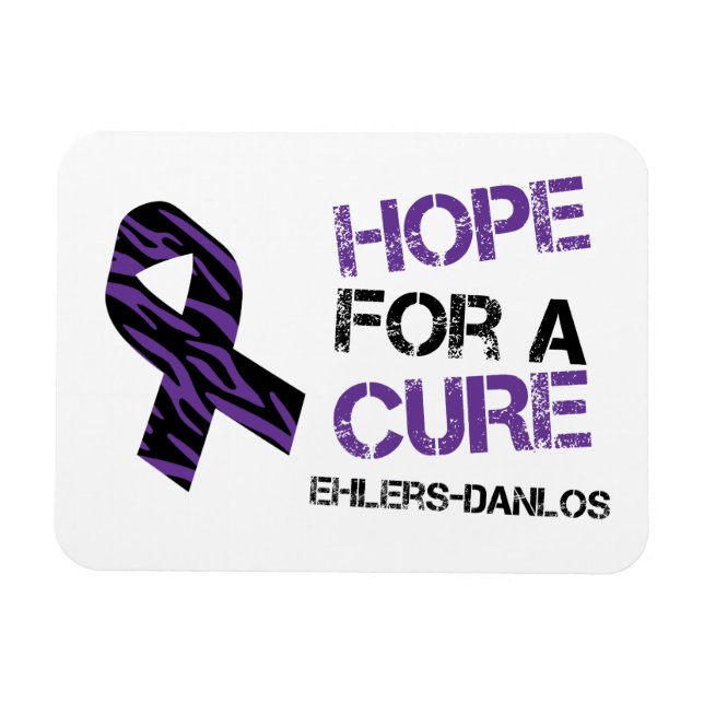 Magnet Flexible Aimant flexible EDS Purple Zebra Ribbon (Horizontal)