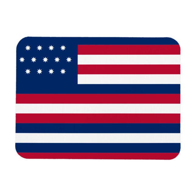 Magnet Flexible Aimant flexible Franklin Flag (Horizontal)