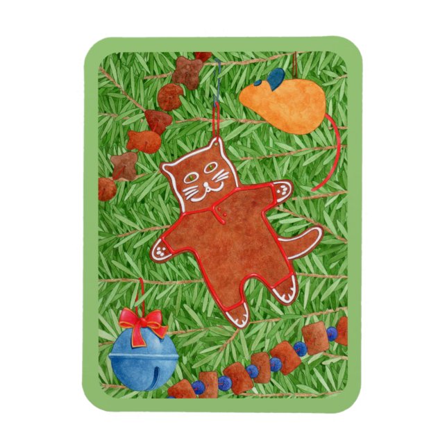 Magnet Flexible Aimant flexible GINGERPREAD KITTY (Vertical)
