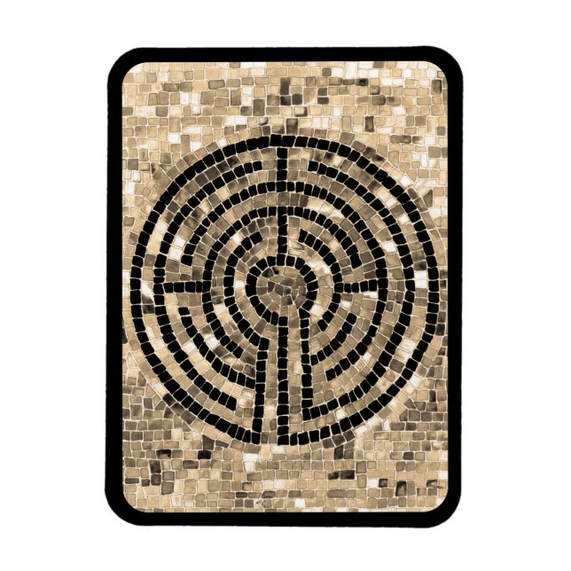 Magnet Flexible Aimant flexible LABYRINTH V 3x4 - Noir (Vertical)