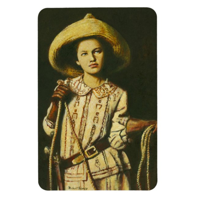 Magnet Flexible Aimant flexible pour fille-fille vintage (Vertical)