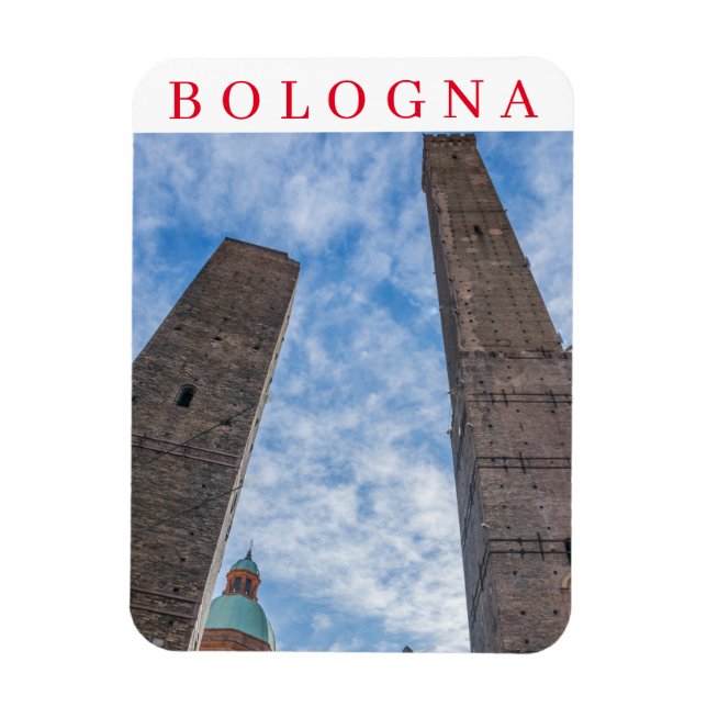 Magnet Flexible Aimant frigo Bologne Two Towers (Vertical)