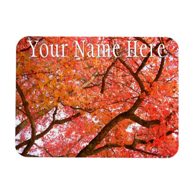 Magnet Flexible Aimant frigo Canada Automne Canada Aimant souvenir (Horizontal)