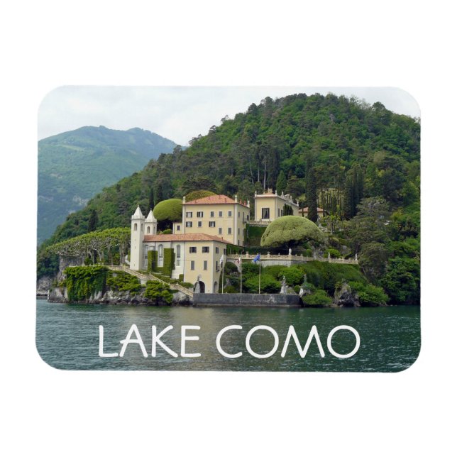 Magnet Flexible Aimant frigo de l'île du lac de Côme (Horizontal)