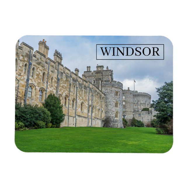 Magnet Flexible aimant frigo du château de Windsor (Horizontal)
