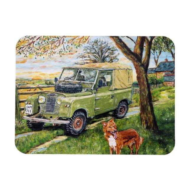 Magnet Flexible Aimant frigo "FARM" (Horizontal)