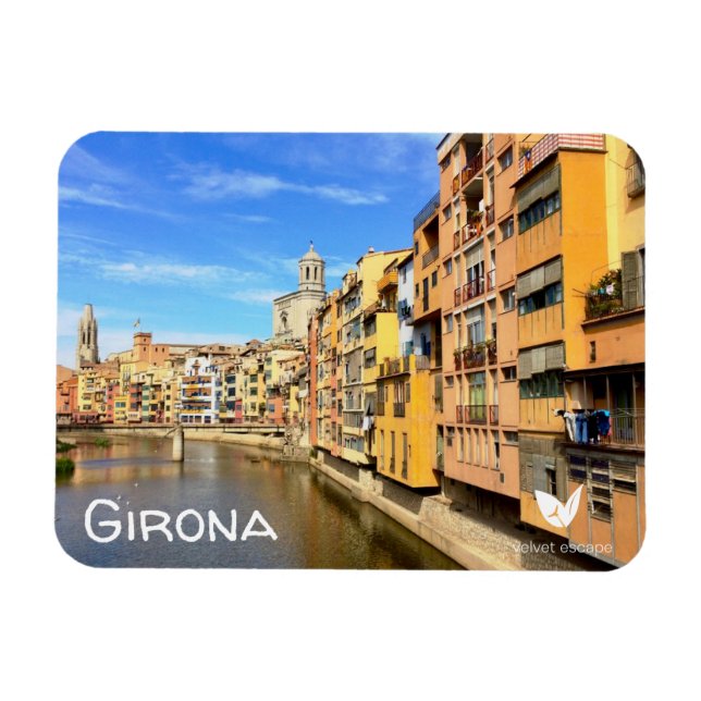 Magnet Flexible Aimant frigo Girona par Velvet Escape (Horizontal)