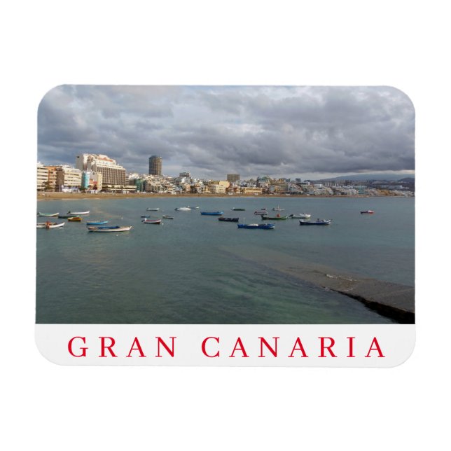 Magnet Flexible Aimant frigo Gran Canaria boats (Horizontal)