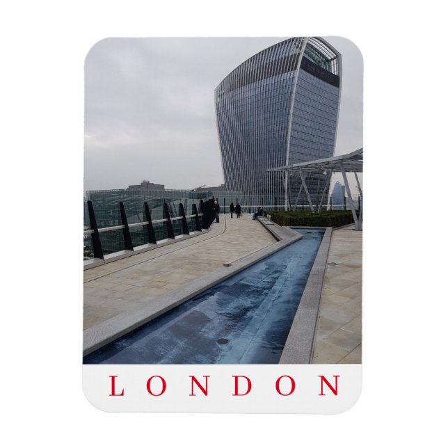 Magnet Flexible aimant frigo London Walkie Talkie (Vertical)