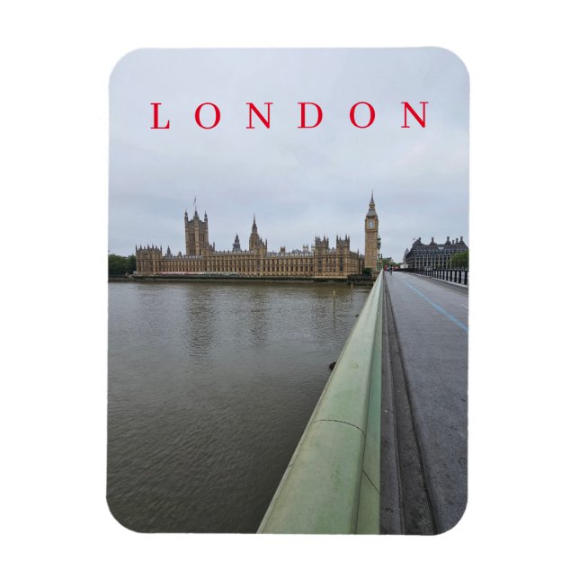 Magnet Flexible aimant frigo London Westminster Bridge (Vertical)