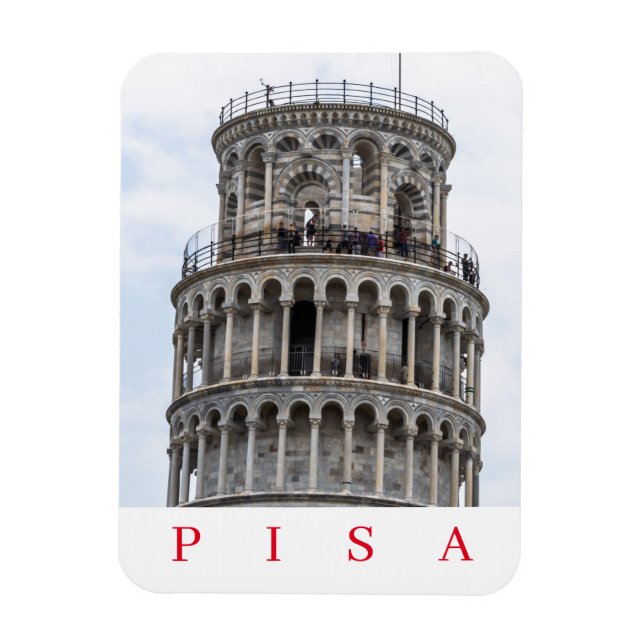 Magnet Flexible Aimant frigo Pisa Leanking Tower (Vertical)