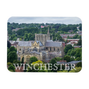 Magnet Flexible Aimant frigo vue Cathédrale de Winchester