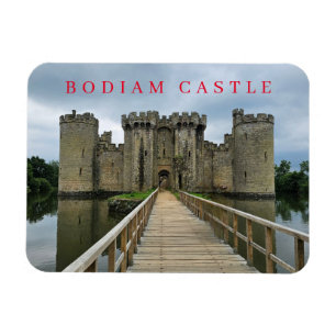 Magnet Flexible Aimant frigo vue du château de Bodiam