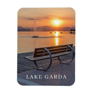 Magnet Flexible Aimant frigo vue sur le lac de Garde