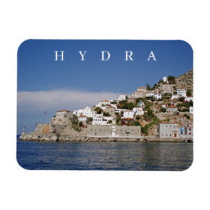 Magnet Flexible Aimant frigo vue sur l'île d'Hydra