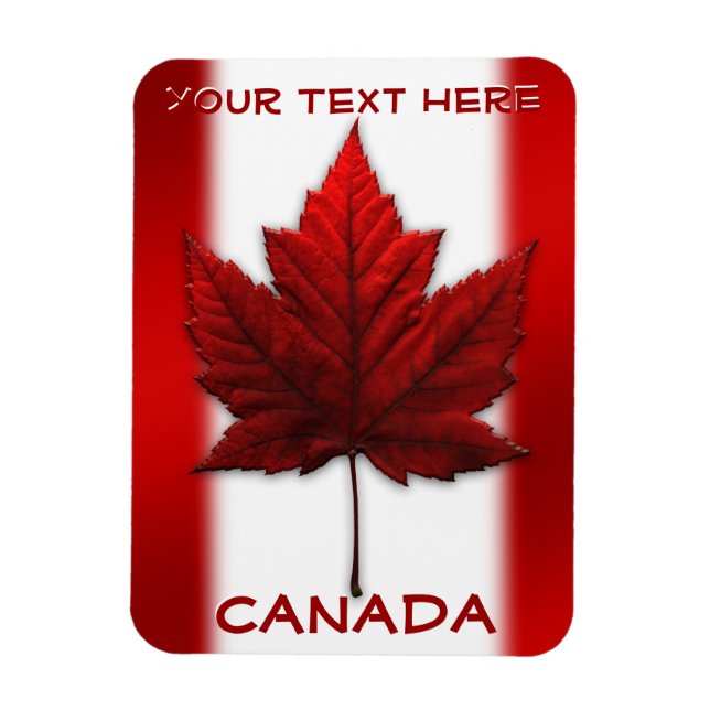 Magnet Flexible Aimant frigorifique Canada Drapeau Personnalisé Ca (Vertical)