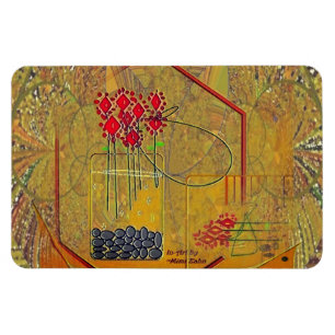 Magnet Flexible Aimant "Les fleurs fraîches me rendent toujours jo