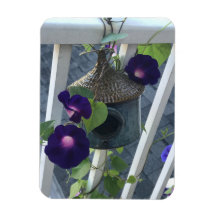 Aimant Maison d'Oiseau avec Volubilis