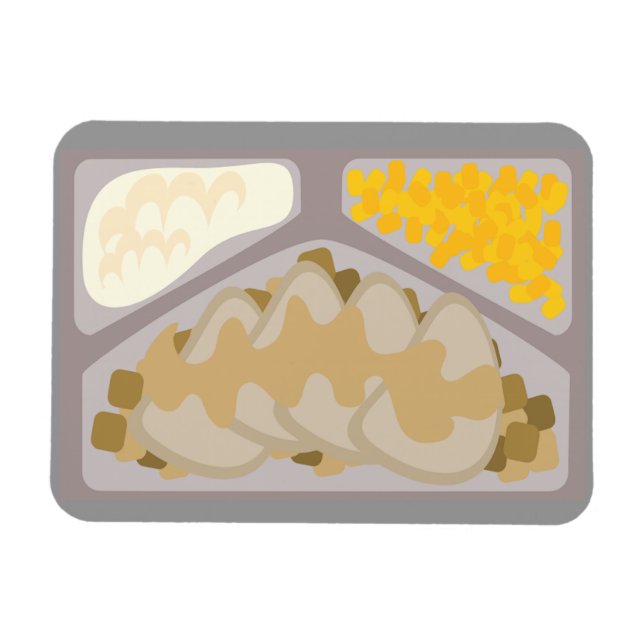 Magnet Flexible Aimant Méga Congelé Dîner (Horizontal)