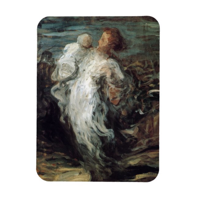 Magnet Flexible aimant "Mère avec enfant" (Vertical)