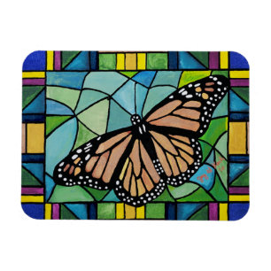 Magnet Flexible Aimant papillon en verre tendu