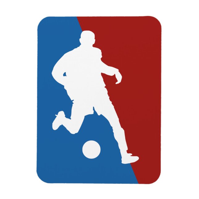 Magnet Flexible Aimant personnalisé du joueur de football (Vertical)