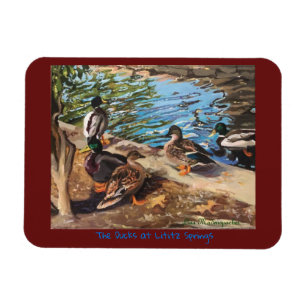 Magnet Flexible Aimant photo avec canards en Bourgogne