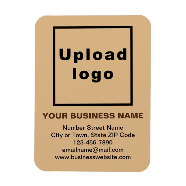 Magnet Flexible Aimant photo Brown léger (Vertical)