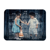 Aimant photo calendrier annuel 2026 3x4