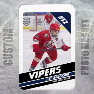Magnet Flexible Aimant photo de hockey sur glace personnalisé Elit