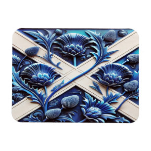 Magnet Flexible Aimant photo flexible avec chardon écossais