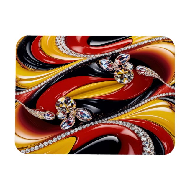 Magnet Flexible Aimant photo flexible avec couleurs belges (Horizontal)