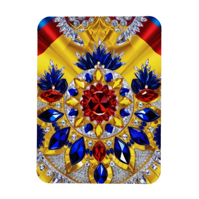 Magnet Flexible Aimant photo flexible avec couleurs roumaines (Vertical)