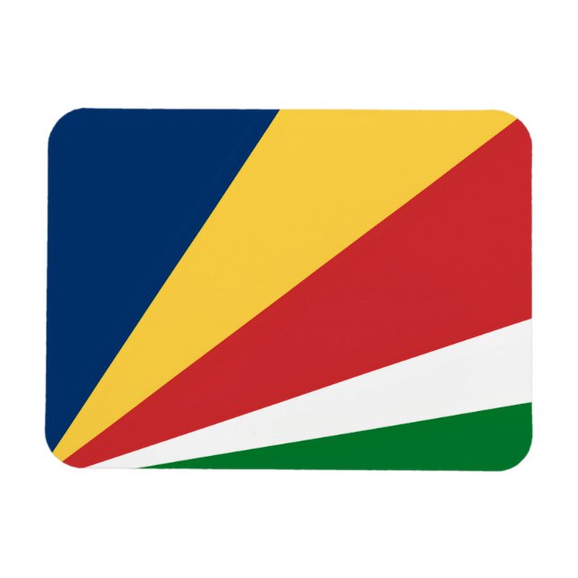 Magnet Flexible Aimant photo flexible avec couleurs Seychelles (Horizontal)