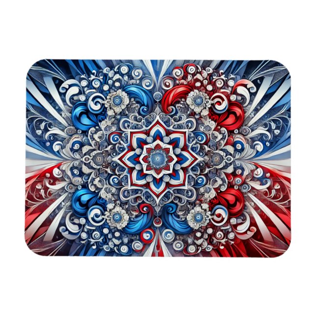 Magnet Flexible Aimant photo flexible avec design de couleurs fran (Horizontal)