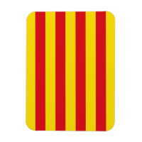 Aimant photo flexible avec drapeau de Catalogne