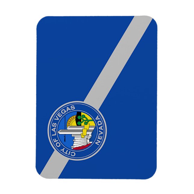 Magnet Flexible Aimant photo flexible avec drapeau de Las Vegas (Vertical)