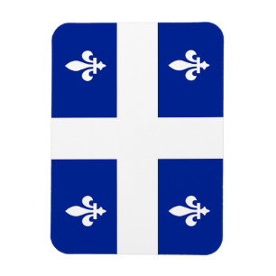 Magnet Flexible Aimant photo flexible avec drapeau du Québec