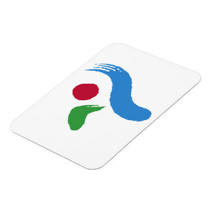 Magnet Flexible Aimant photo flexible avec le drapeau de Séoul