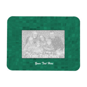 Magnet Flexible Aimant photo flexible - Bordure en mosaïque verte