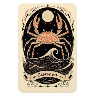 Magnet Flexible Aimant photo flexible Cancer Zodiaque céleste Art